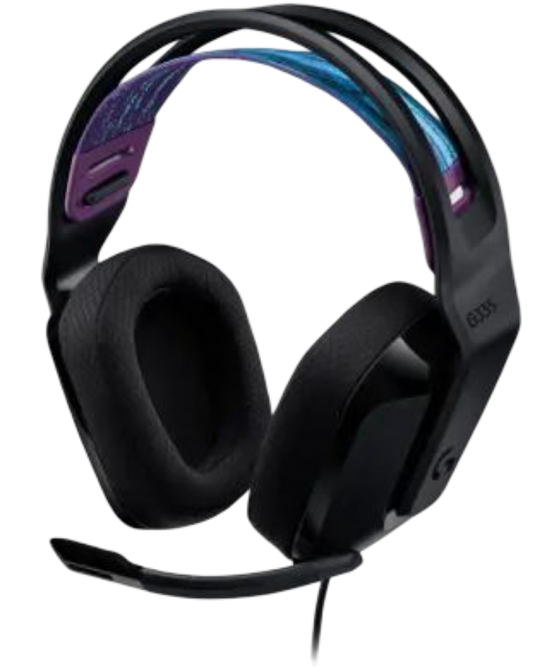 Logitech 3.5mm G335 Wired Gaming Headset - Black