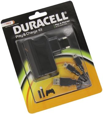 Duracell Play & Charge Kit For Ps3