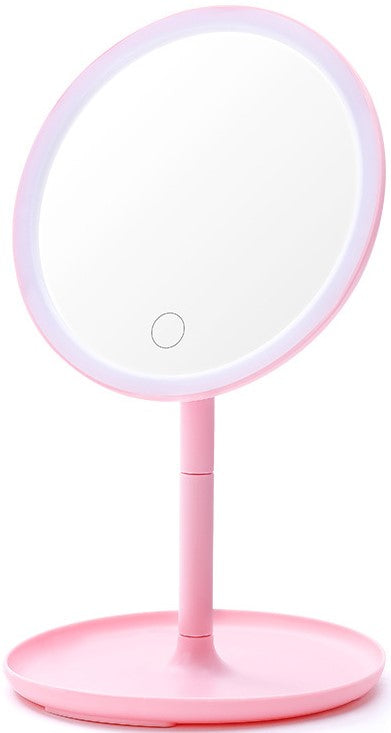 Casey Table Lamp Makeup With LED Light Pink