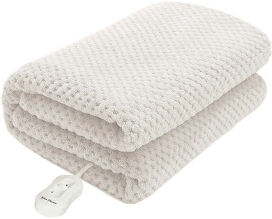 Pure Pleasure Coral  Fleece Single Fitted Electric Blanket
