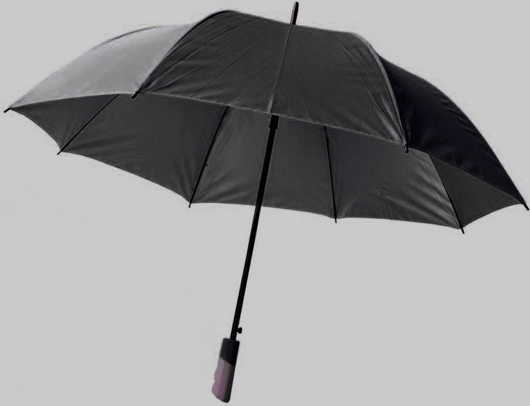 Totally Handheld Large Golf Umbrella Light Black