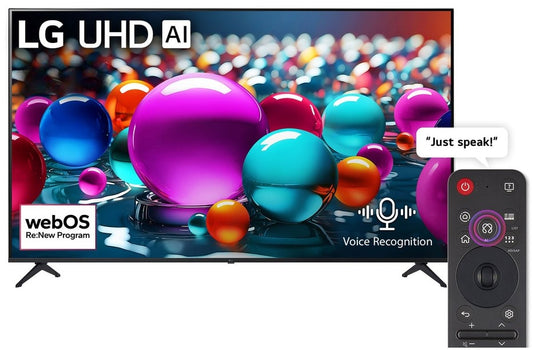 LG 65 Inch UHD UA80006 webOS 25 Smart LED TV