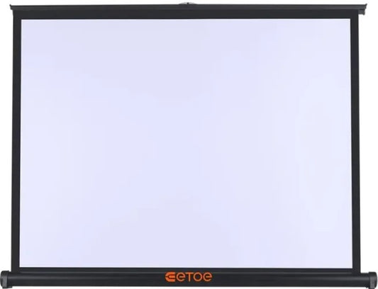 ETOE 50 Inch Manual Pull Up Projector Screen