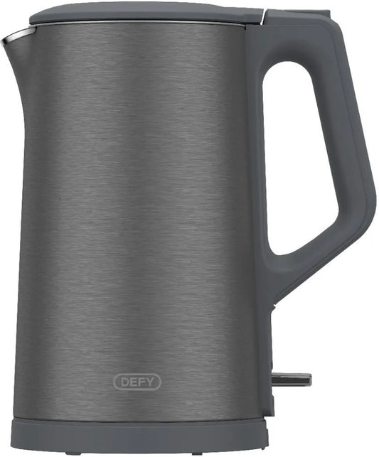 Defy Dark Inox 1.5 Litres Double Walled Stainless Steel Kettle