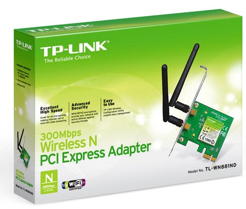 TP-Link 300MBPS Wireless N PCIE Express Adapter