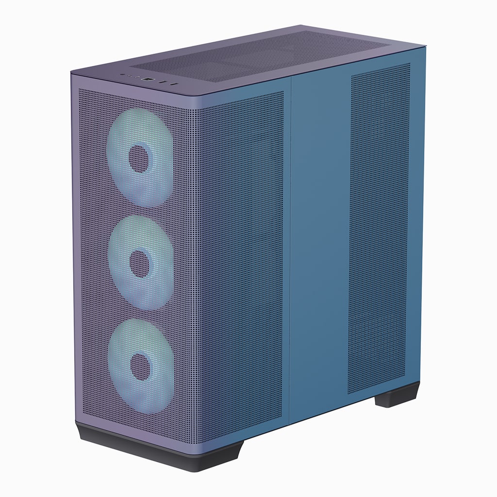 Aerocool APNX C1-R premium ChromaFlair mid-tower ATX case - 4x PWM ARGB Fan Included - 3x2.5'' or 3x 3.5'' - 360mm radiator