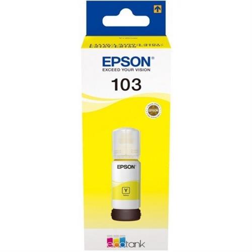 Epson 103 Ecotank Yellow Ink Bottle 65Ml