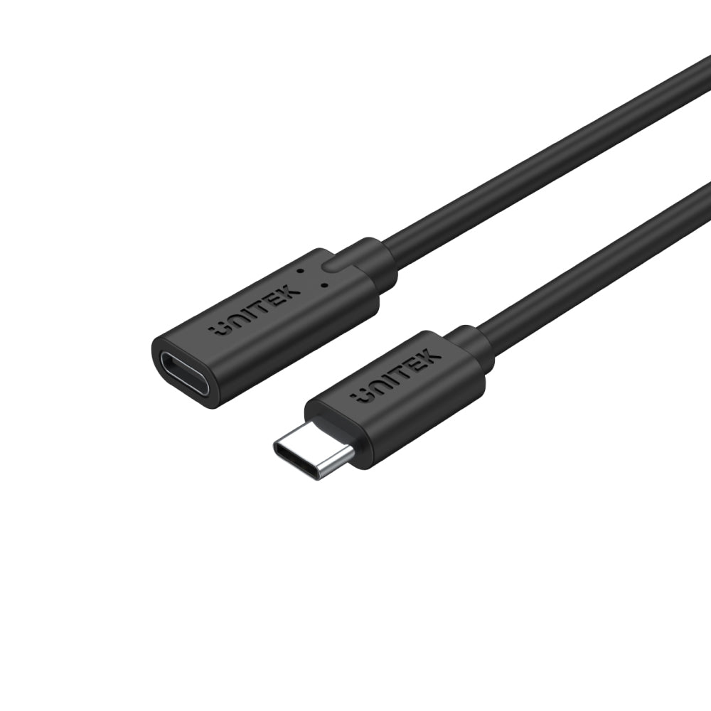 Unitek 0.5m Usb3.2 Type-c, M-f Ext Cable(c14086bk) — Unitek | Guards on Duty Shop