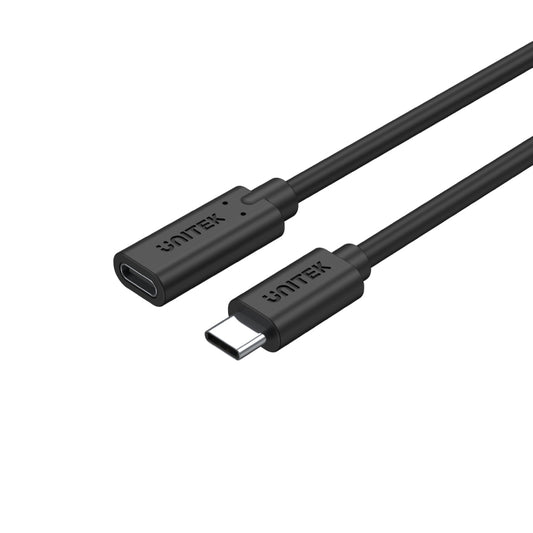Unitek 0.5m Usb3.2 Type-c, M-f Ext Cable(c14086bk) — Unitek | Guards on Duty Shop