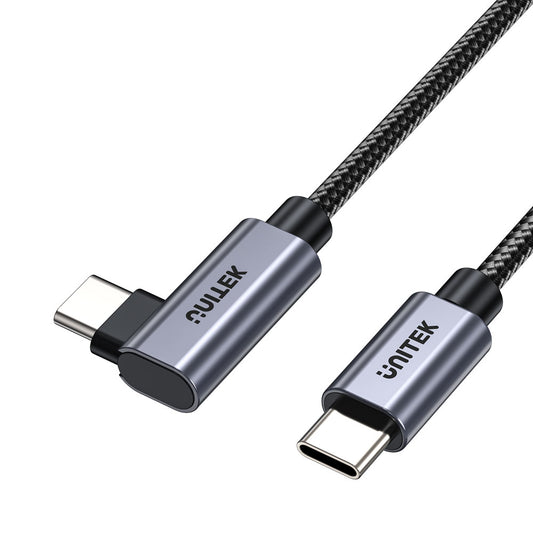 Unitek 5m 100w Usb-c Cable 90 Deg(c14123bk-5m) — Unitek | Guards on Duty Shop