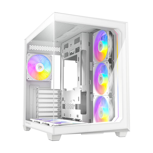 Antec C5 ARGB ATX DUAL Mid Tower Gaming Chassis – White - Guards On Duty Shop & Security Guards