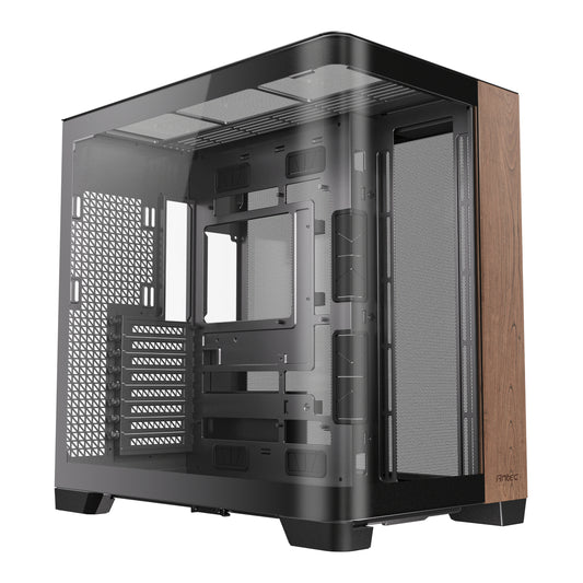 Antec C8 Curved Wood E-ATX | ATX | Micro-ATX | ITX Dual Chamber Gaming Chassis - Black - Guards On Duty Shop & Security Guards