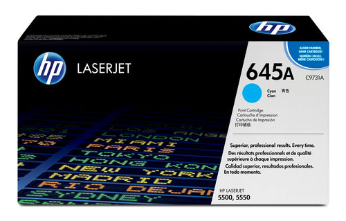 HP 645A Clj 5500 Cyan Print Cartridge. - Guards On Duty Shop & Security Guards