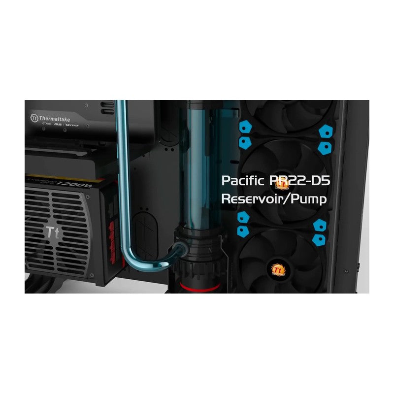Thermaltake CA-1E7-00M1WN-03 - TT CASE, CORE P5 WALL-MT TG ATX