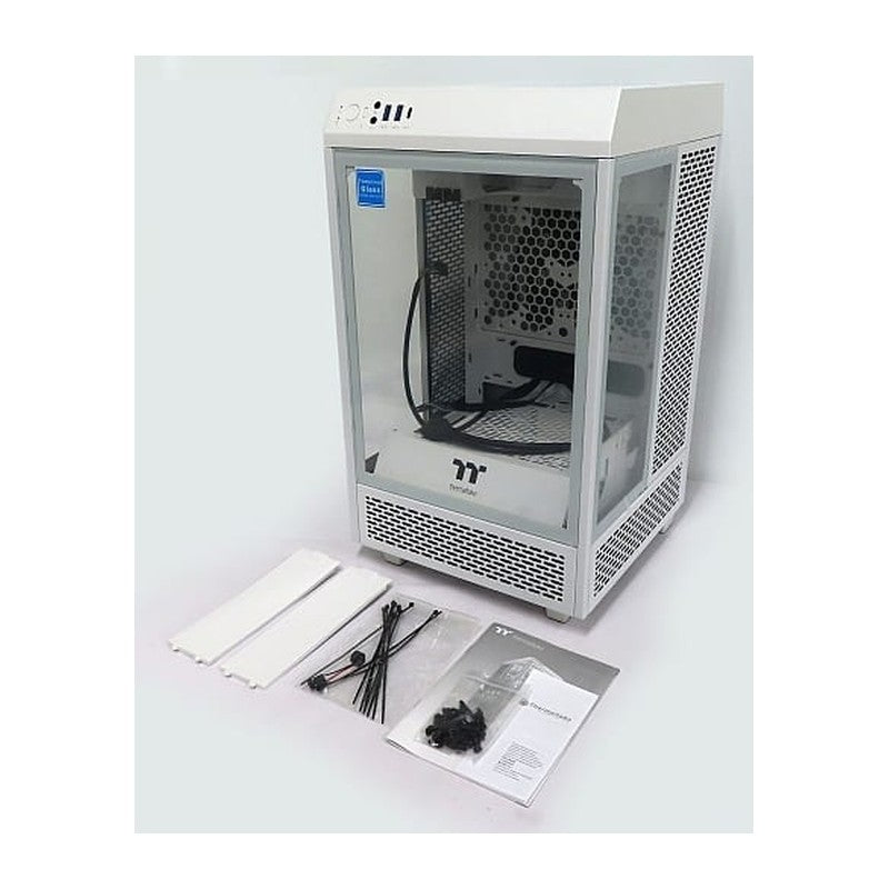 Thermaltake CA-1R3-00S6WN-00 - TT CASE, THE TOWER 100 SNOW
