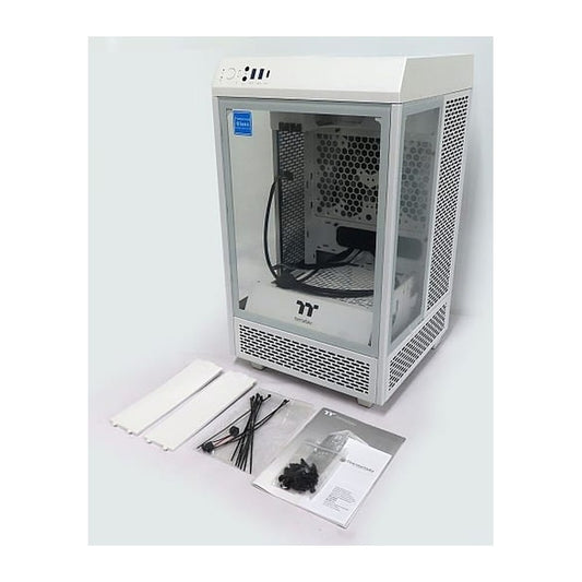 Thermaltake CA-1R3-00S6WN-00 - TT CASE, THE TOWER 100 SNOW