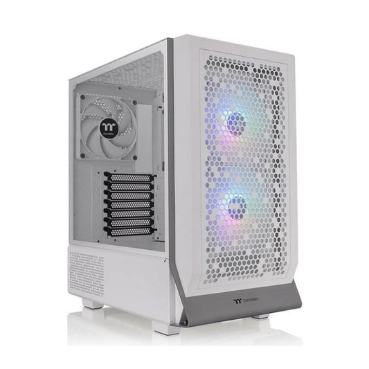 Thermaltake CA-1Y2-00M6WN-00 - TT CASE Ceres 300 TG ARGB Snow/White/Win/SPCC/Tempered Glass*1/CT140 ARGB Fan*2/CT140 Fan*1/Brown Bo