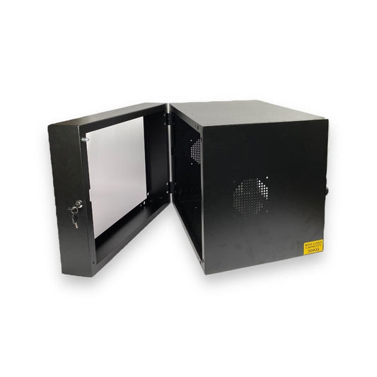 Cabinets CA103-4 - Cabinet 9U Wall Box Swingframe 700mm Deep