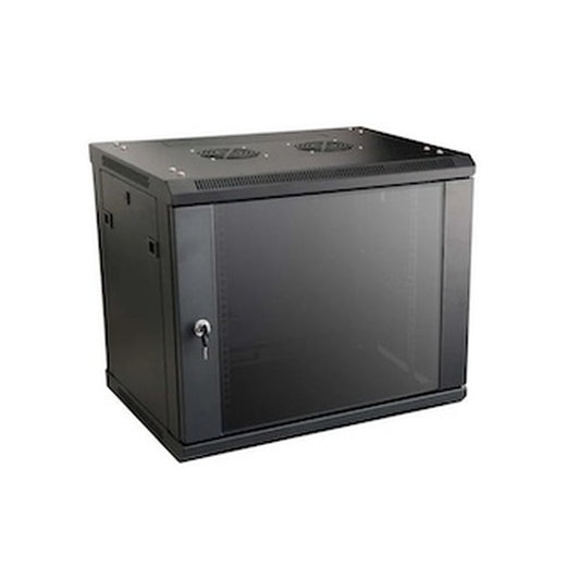 Cabinets CA103B - Cabinet 9U Wall Box Swingframe 600mm excl Fan & Power