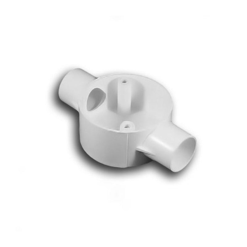 Conduit PVC 20mm 2-Way Box Lid & Screws - Securi-Prod | Guards on Duty Shop South Africa