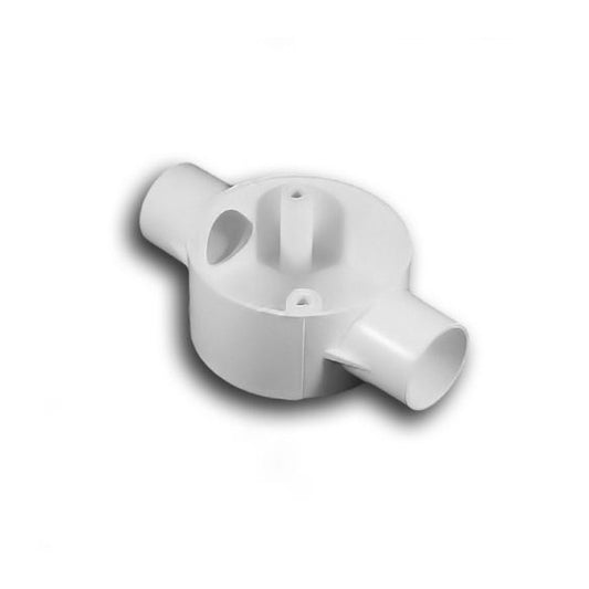 Conduit PVC 20mm 2-Way Box Lid & Screws - Securi-Prod | Guards on Duty Shop South Africa