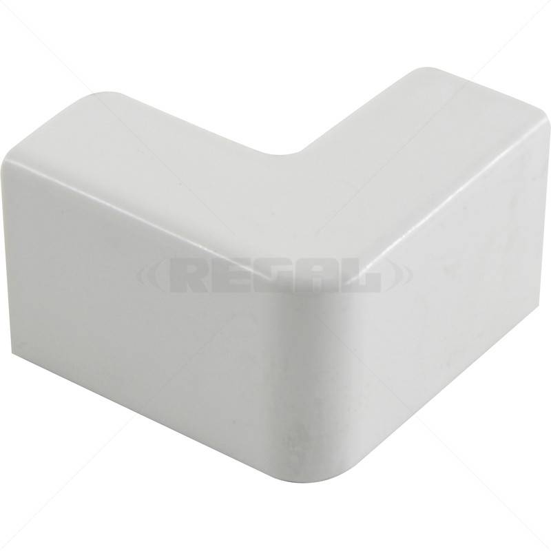 Trunking PVC - 16 x 25 External Corner - White