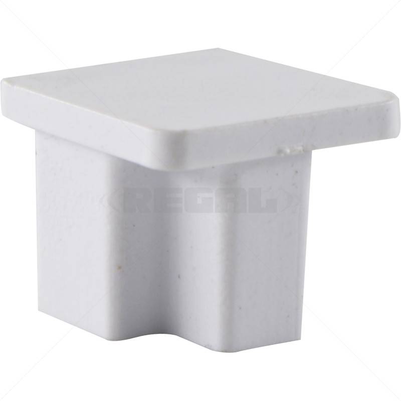 Trunking PVC - 16 x 25 End Cap - White