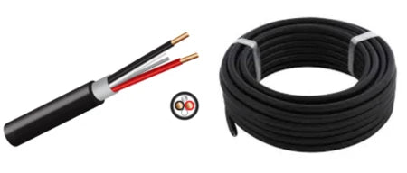 Surfix Round 1.50mm 3 Core + Earth Black 10M