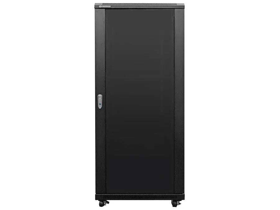 Linkbasic 27U 1M Deep Cabinet 4 Fans & 2 Shelves Guards On Duty Security