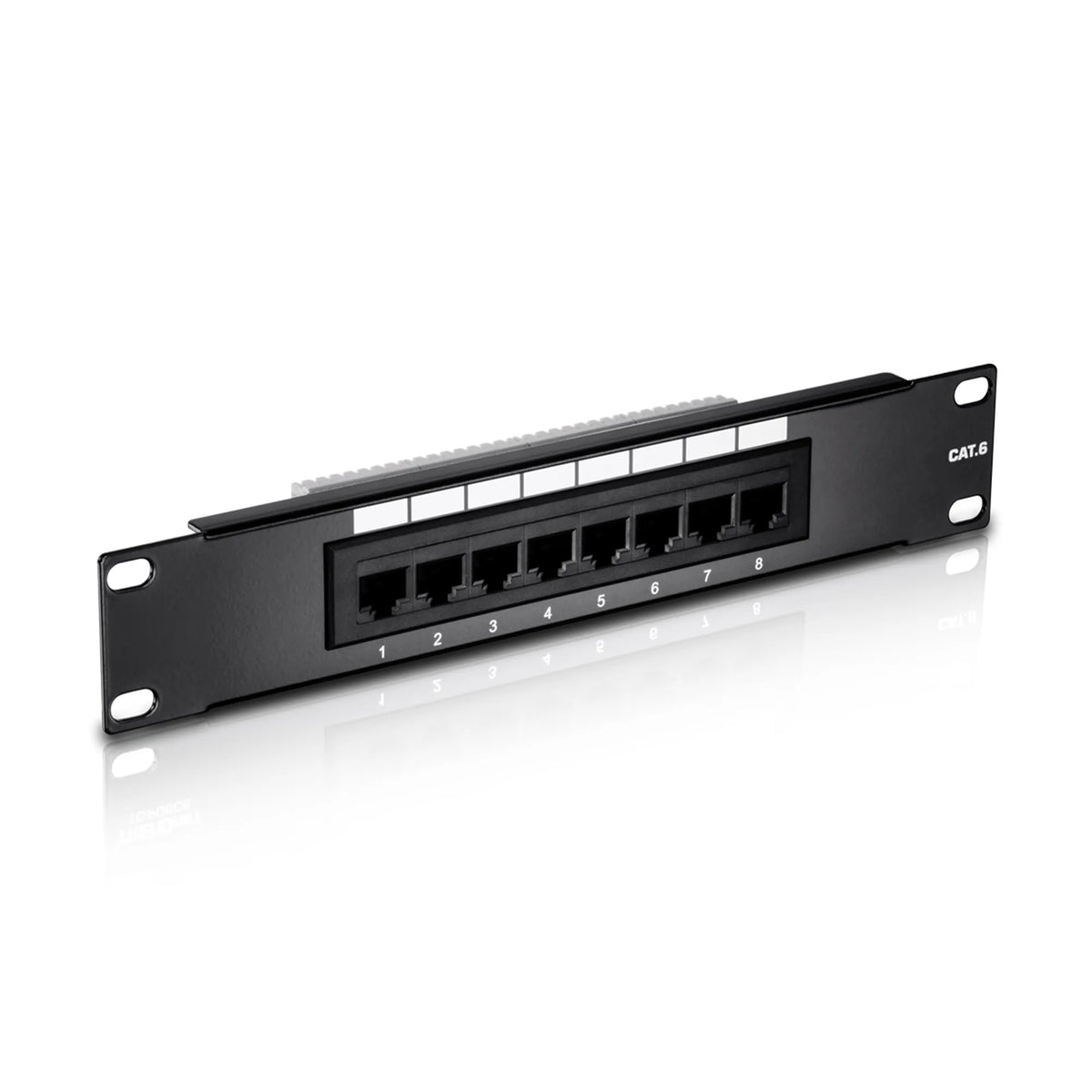UltraLAN 8 Port CAT6 Patch Panel for Mini Cabinet