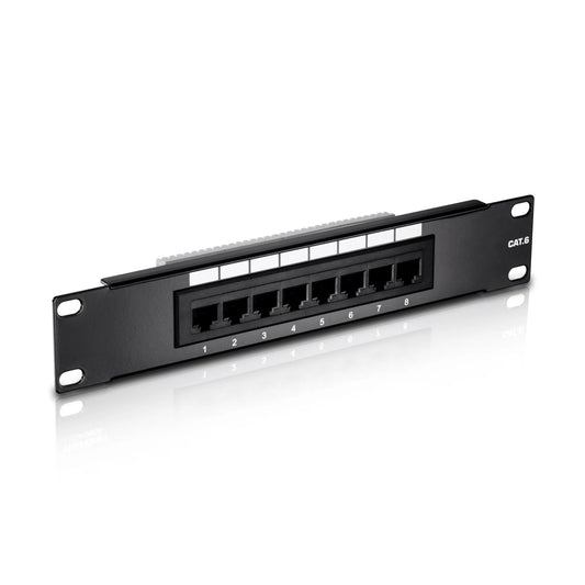 UltraLAN 8 Port CAT6 Patch Panel for Mini Cabinet
