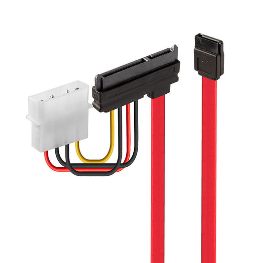 (ru) 0.3m Internal Sata Combo Red Cable — LinkQnet | Guards on Duty Shop