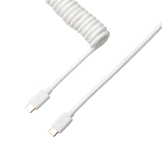 Keychron Coiled Aviator White Cable - Guards On Duty Shop & Security Guards