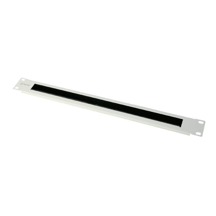 UltraLAN 1U Cabling Brush Panel (White)