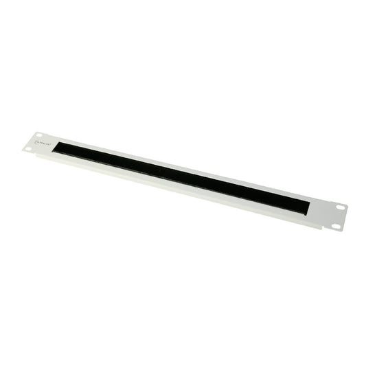 UltraLAN 1U Cabling Brush Panel (White)