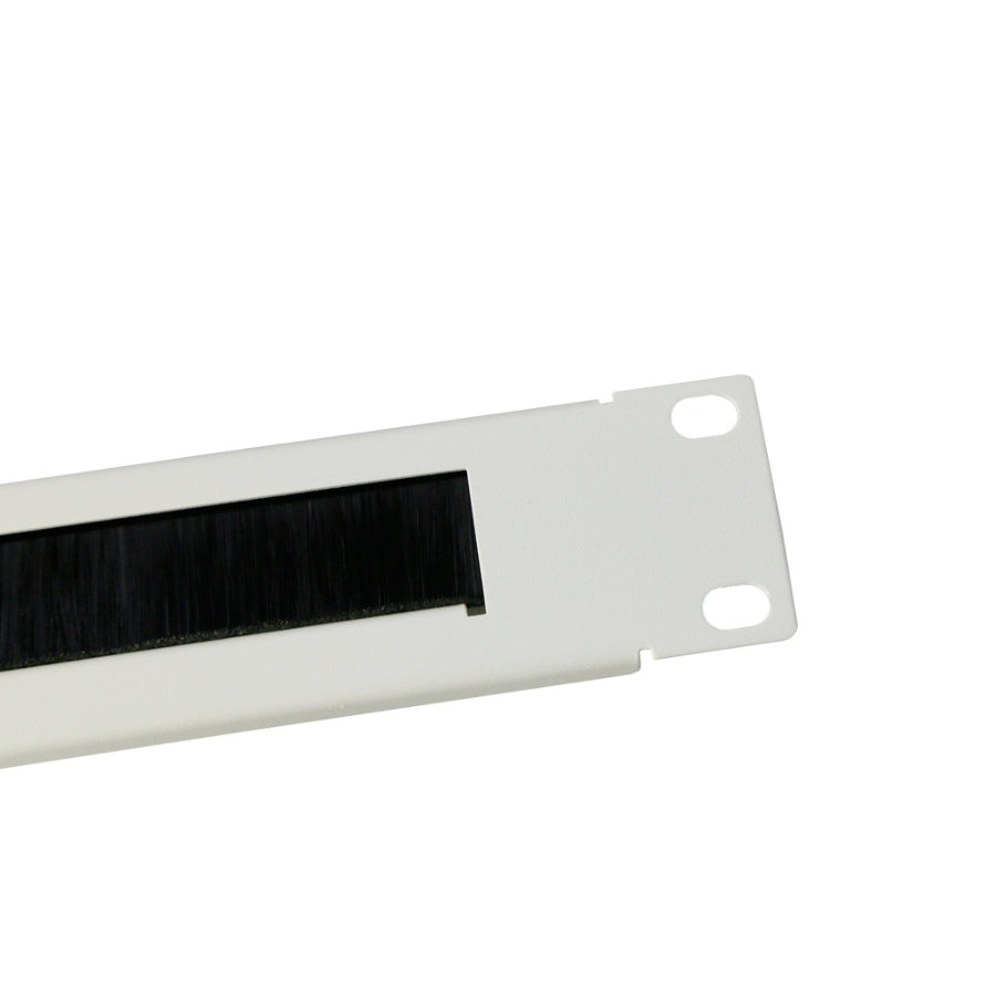 UltraLAN 1U Cabling Brush Panel (White)