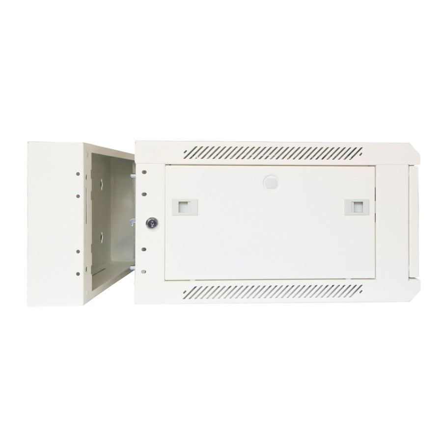 UltraLAN 4U Swing Frame Wall Mount Cabinet (White)