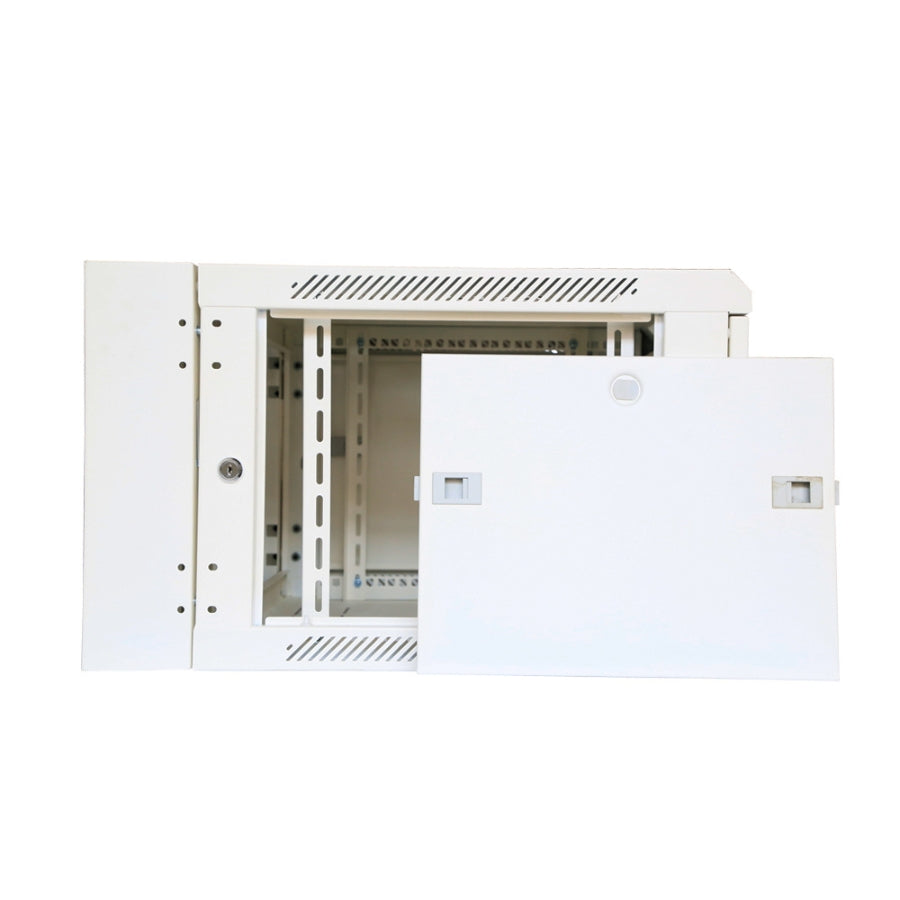 UltraLAN 6U Swing Frame Wall Mount Cabinet (White)