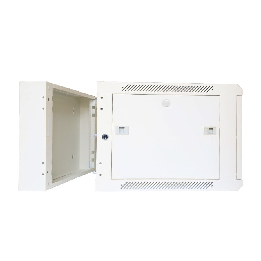 UltraLAN 6U Swing Frame Wall Mount Cabinet (White)