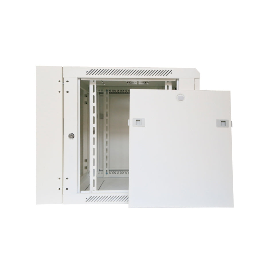 UltraLAN 9U Swing Frame Wall Mount Cabinet (White)