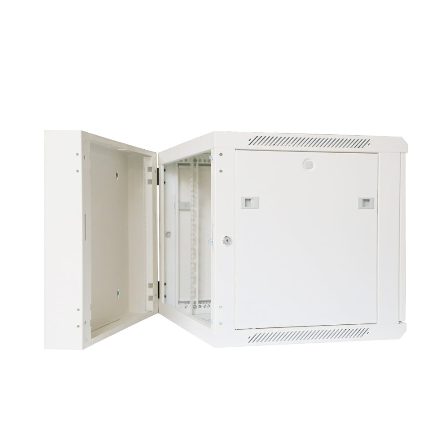 UltraLAN 9U Swing Frame Wall Mount Cabinet (White)