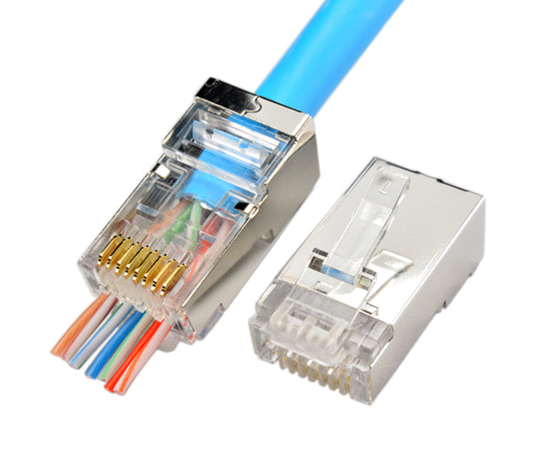 UltraLAN CAT6 EZ Shielded RJ45 Connector (50x Packet)