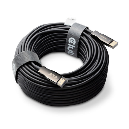 30m 8k 60hz/4k 120hz Hdmi Hybrid Aoc Cable — CLUB3D | Guards on Duty Shop