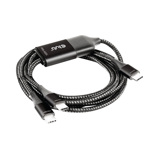 Club3d Cac-1527 Dual Type-c Cable 1.8m — CLUB3D | Guards on Duty Shop