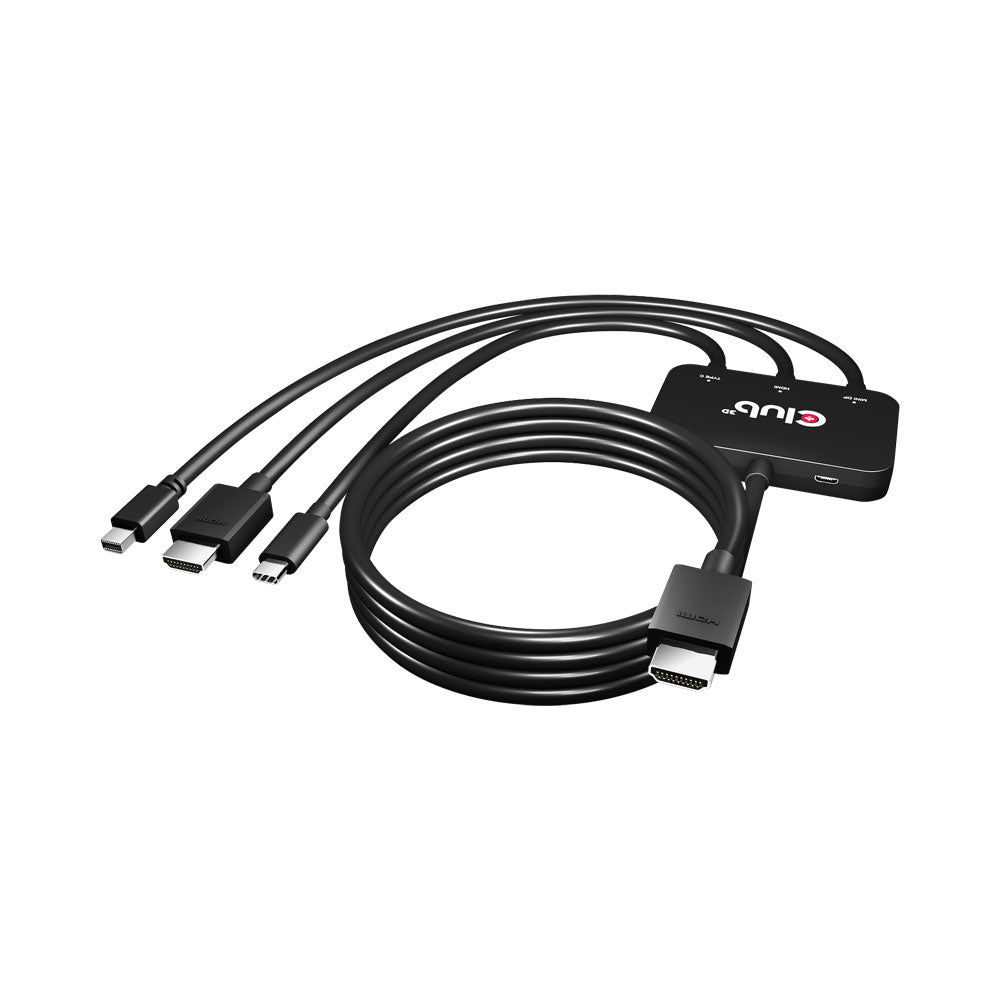 Usb Type-c, Hdmi, Mini Dpp 1.2 to Hdmi 4k Mm — CLUB3D | Guards on Duty Shop