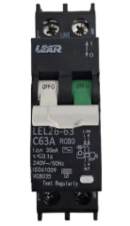 E Leakage / Lear / 4.5ka / Mini 63A / With Overload
