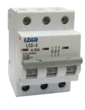 Cb / Lear / 3 Pole / Ka3 / 415V / 18MM Din / Lcd-3 / 63A