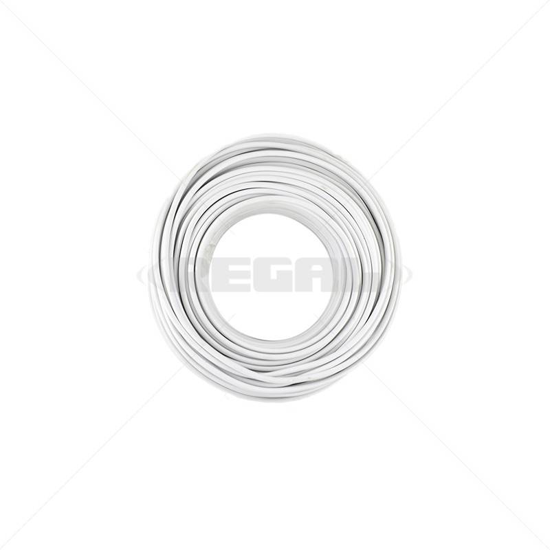 Cabtyre - 0.5mm 3 Core White / 100m