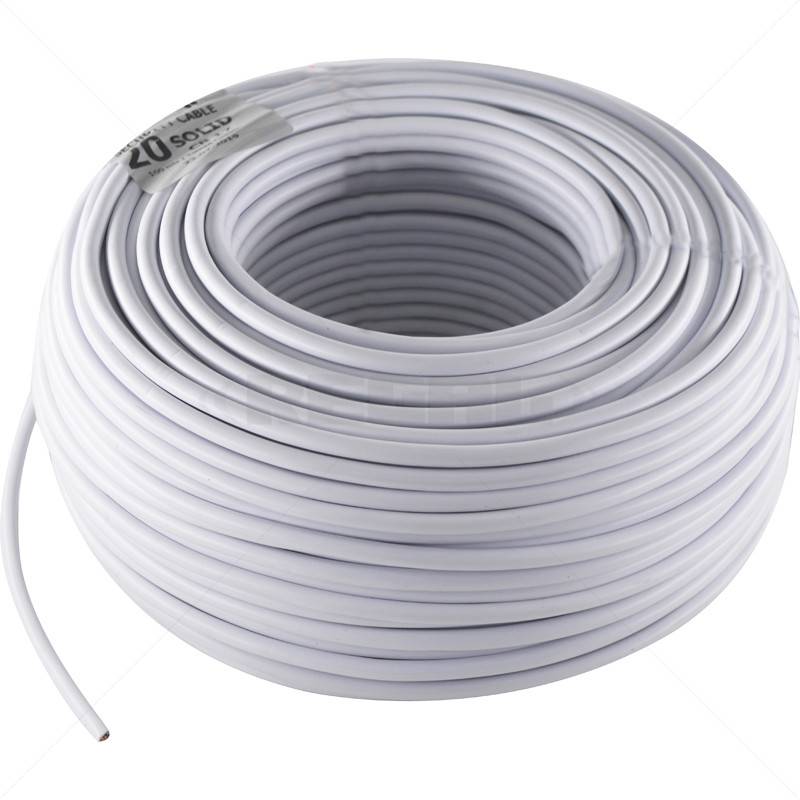 Comms - 20 Core White / 100m BC Tinned
