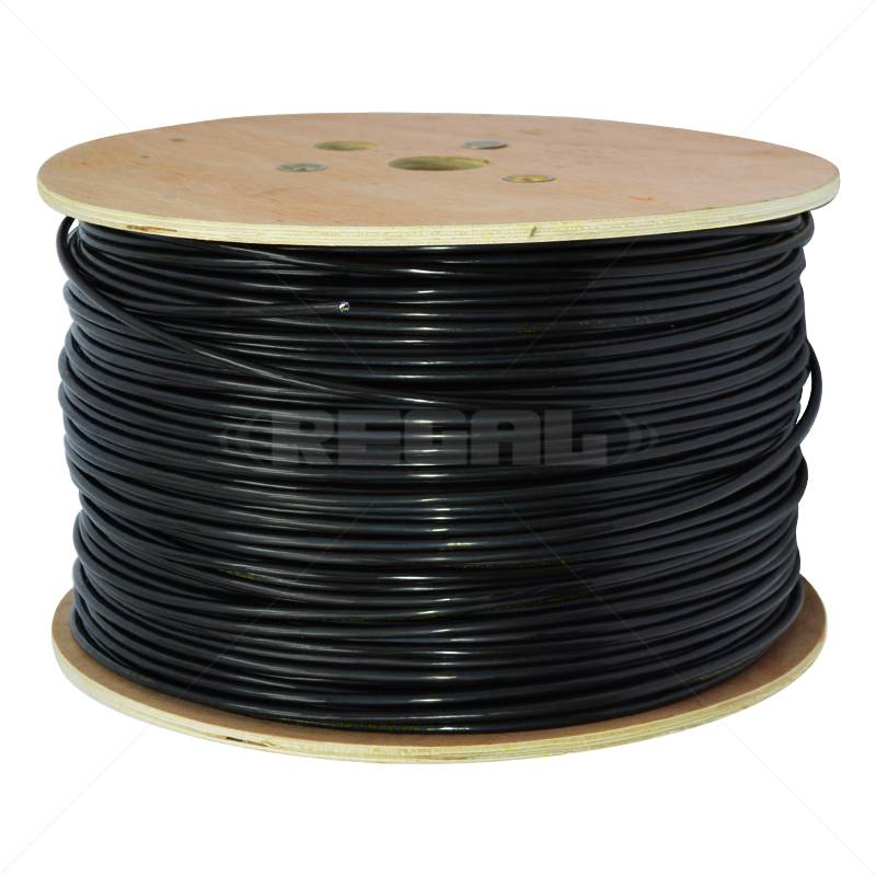 CAT5E F/UTP Shielded Outdoor UV Black - 500m